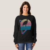 Sweatshirt Funny Thanksgiving Day Vulture Retro Vulture Whisp (Devant entier)
