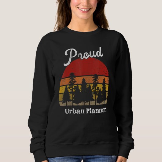 Sweatshirt Funny Urban Planner Shirts Job Title Professions (Devant)