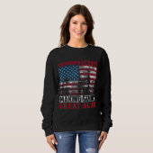 Sweatshirt Funny USA Chiropractor Gift American Chiropractic (Devant entier)