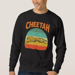 Sweatshirt Funny Vintage Cheetah Art Boys Girls Leopard Safar