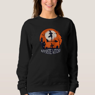 Sweatshirt Funny Yogi Yoga Pose sorcière Wicca Zen Namaste Ha