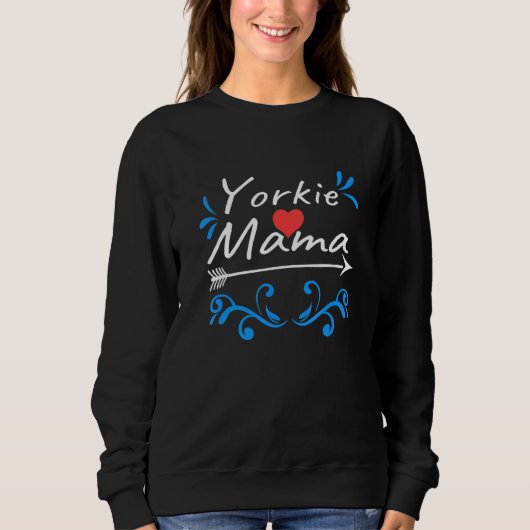 Sweatshirt Funny Yorkie (Devant)
