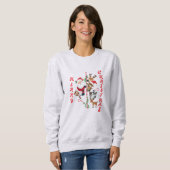 Sweatshirt Furry Friends & Festivities (Devant entier)