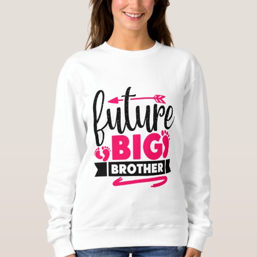 Sweatshirt Futur grand frère Grossesse (Devant)