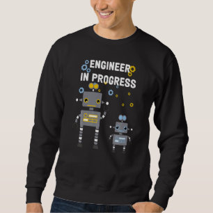 Sweatshirt Futur Ingénieur Robotique Robot Ingénieur En Progr