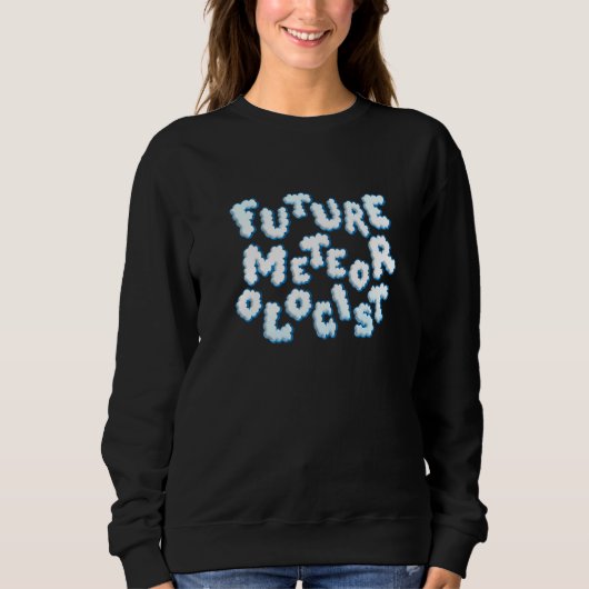 Sweatshirt Futur météorologue, Futur météorologue, Météo H (Devant)