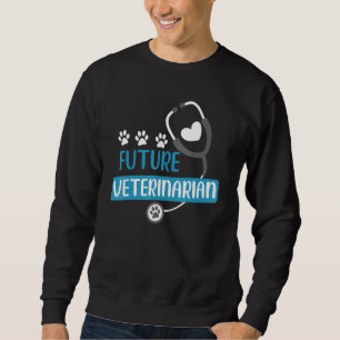 Sweatshirt Futur Vétérinaire Trousse de costume vétérinaire H