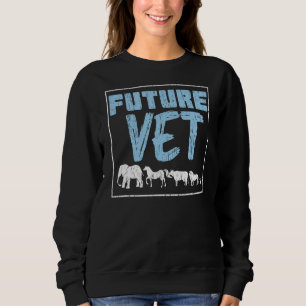 Sweatshirt Futur vétérinaire vétérinaire vétérinaire vétérina