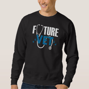 Sweatshirt Futur vétérinaire vétérinaire vétérinaire vétérina
