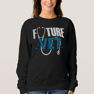Sweatshirt Futur vétérinaire vétérinaire vétérinaire vétérina