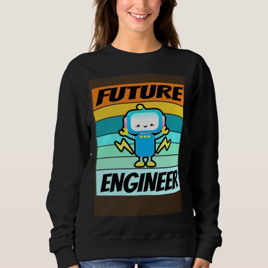 Sweatshirt Future Engineer Shirt Boys Girls Software Engineer (Devant)