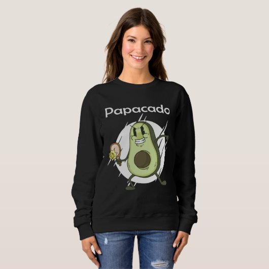 Sweatshirt future father pregnancy Papacado  1 (Devant entier)