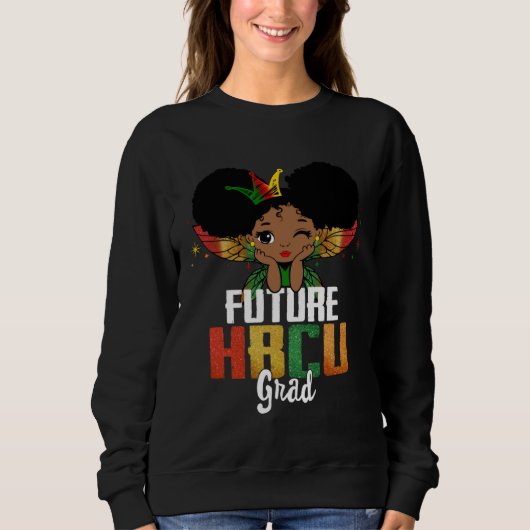 Sweatshirt Future HBCU Grad Afro African Black Girls Kid Futu (Devant)