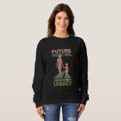 Sweatshirt Future Jolie Fille Première Sororité Noire 08 (Devant entier)