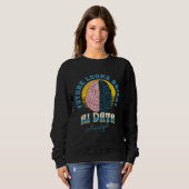 Sweatshirt Future Looks Bright Ai Data Analyst College Gradua (Devant entier)