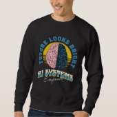 Sweatshirt Future Looks Bright Ai Systems Engineer College Gr (Devant)