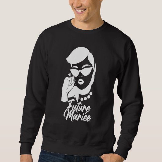 Sweatshirt Future Mme enterrement de vie de jeune fille de la (Devant)