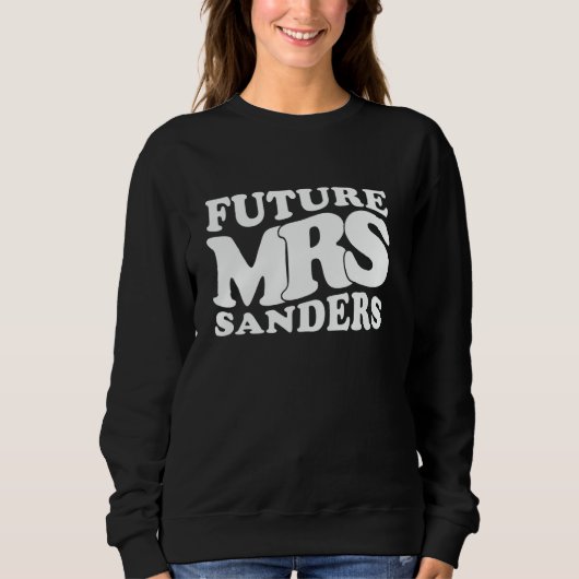 Sweatshirt Future Mme Sanders Enterrement de Vie de Jeune Fil (Devant)