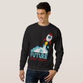 Sweatshirt Future Scientist Science Rocket Ship Kids  Astrona (Devant entier)