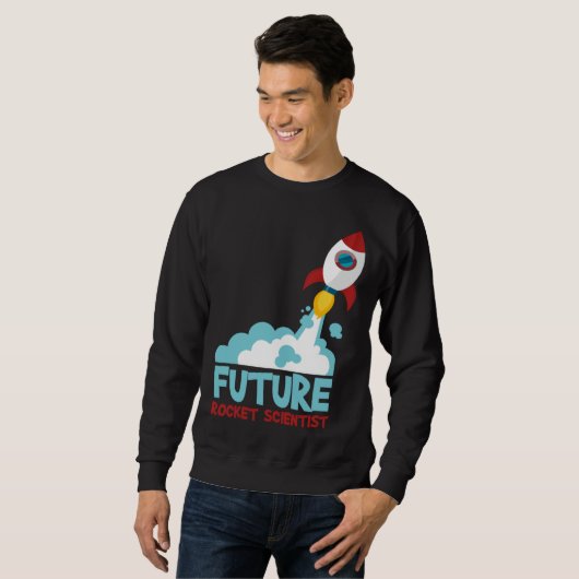 Sweatshirt Future Scientist Science Rocket Ship Kids  Astrona (Devant entier)