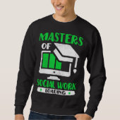 Sweatshirt Future Social Worker Masters Of Social Work MSW Gr (Devant)