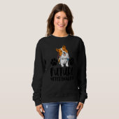 Sweatshirt Future Veterinarian Corgi  Women Love Doggy Doctor (Devant entier)
