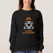 Sweatshirt Future Veterinarian Fun Vet Student 2 (Devant)