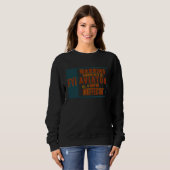 Sweatshirt FYI Warning Arguing with the aviator will be ineff (Devant entier)