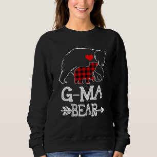 Sweatshirt G Ma Bear Buffalo Plaid Christmas Family Pajama