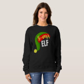 Sweatshirt G-Ma Elf Matching Family Group Christmas Party Paj (Devant entier)
