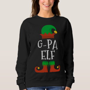 Sweatshirt G-Pa Elf Noël Correspondant Famille Drôle Pyjama P