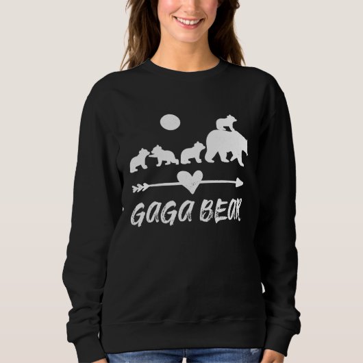 Sweatshirt Gaga Bear  with Four Cute Bear Cubs (Devant)