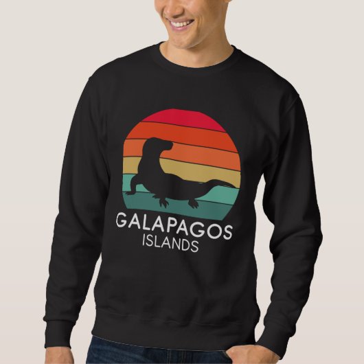 Sweatshirt Galapagos Islands National Park Lizard Ecuador Oce (Devant)