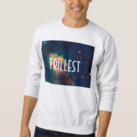 Sweatshirt Galaxie de Trillest (Devant)