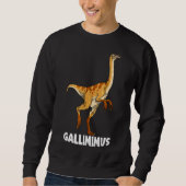 Sweatshirt Gallimimus Dinosaur Design (Devant)