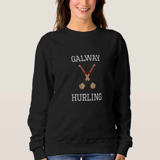 Sweatshirt Galway Hurling Irish Comté Irlande Hurling (Devant)