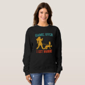 Sweatshirt Game over  bachelor party groom wedding  1 (Devant entier)