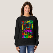 Sweatshirt Game Over Back To School  Teacher Student Controll (Devant entier)