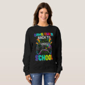 Sweatshirt Game Over Back To School Video Game Leveled Up Boy (Devant entier)