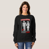 Sweatshirt Game over husband groom bachelor party (Devant entier)