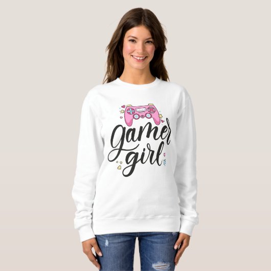 Sweatshirt Gamer fille (Devant entier)