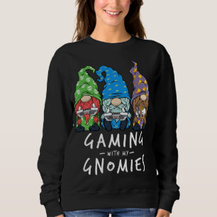 Sweatshirt Gamer Gnomes Jouer Avec Mes Gnomes
