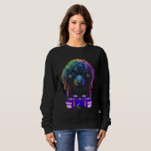 Sweatshirt Gaming Poodle Dog Player Animal Video Gamer  Men K (Devant entier)