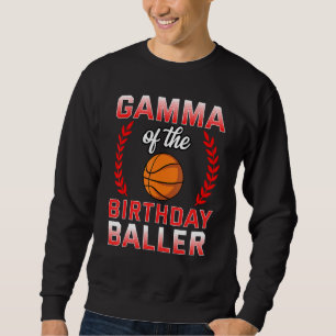 Sweatshirt Gamma De L'Anniversaire Garçon Anniversaire De Bas