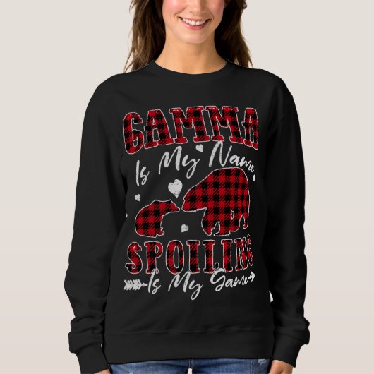 Sweatshirt Gamma Est Mon Nom Spoiling Est Mon Costume De Jeu (Devant)