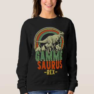 Sweatshirt Gammiesaurus Rex Noël Dinosaure Famille appariée