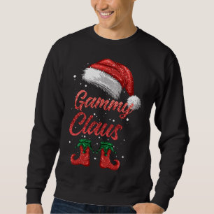 Sweatshirt Gammy Claus jumeler famille Joyeux Noël Père Noël