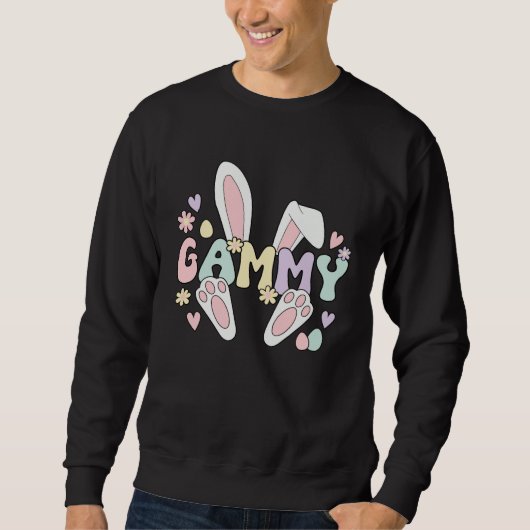 Sweatshirt Gammy Grandmother Easter Bunny Gammy Grandma Easte (Devant)