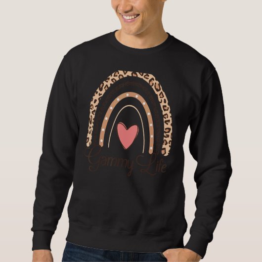 Sweatshirt Gammy Life Boho Rainbow Grand-mère (Devant)