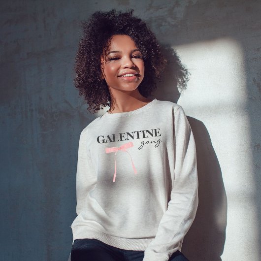 Sweatshirt Gang de Galentine Ami Valentine Pink Bow